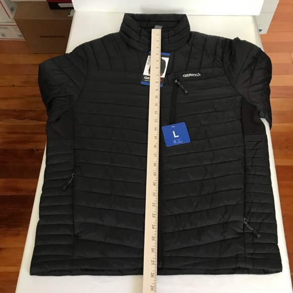 COPY - GERRY Lightweight Puffer Jacket NWT Black Men’s Size Large/tag’s removed - Picture 15 of 16